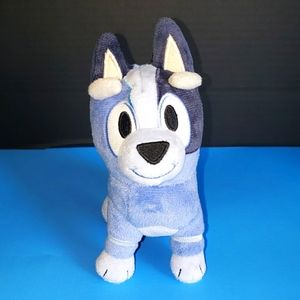 Disney Ludo Standing Socks Bluey Friends 7" Plush Doll Moose Toy Blue Heeler